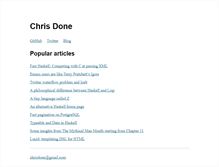 Tablet Screenshot of chrisdone.com